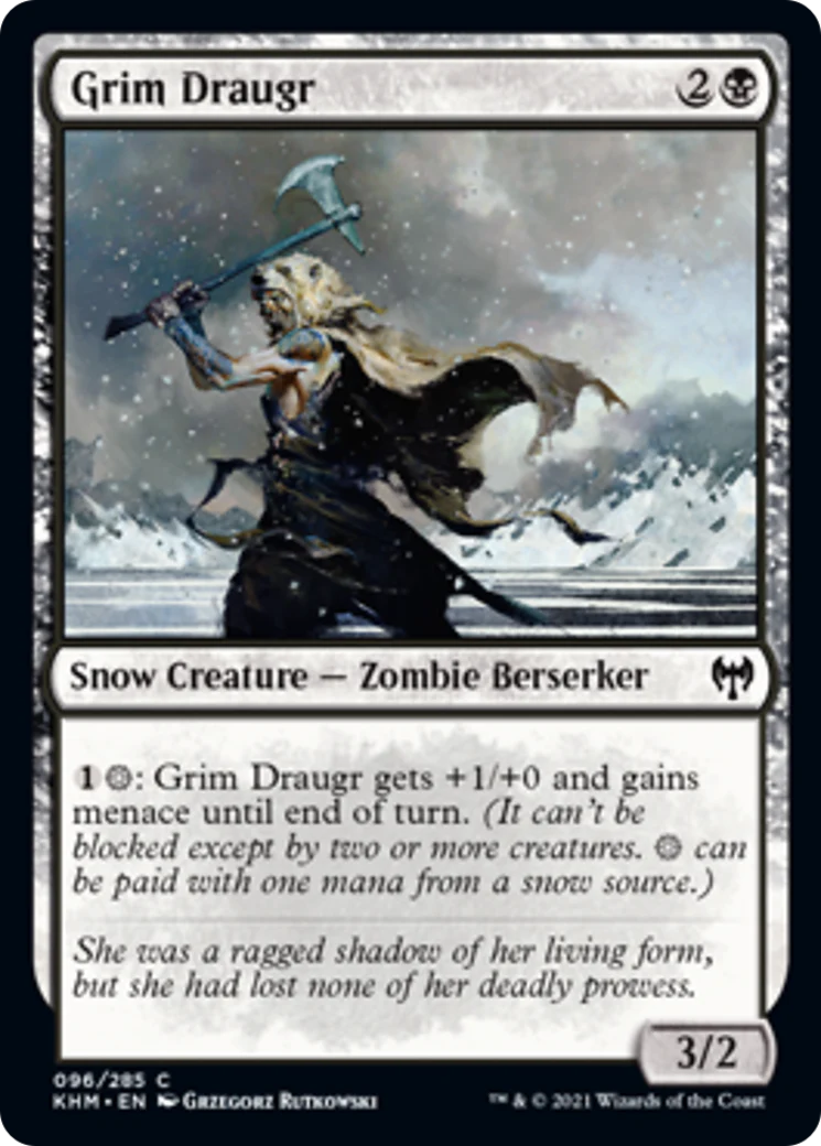 MTG: Kaldheim 096: Grim Drauger 