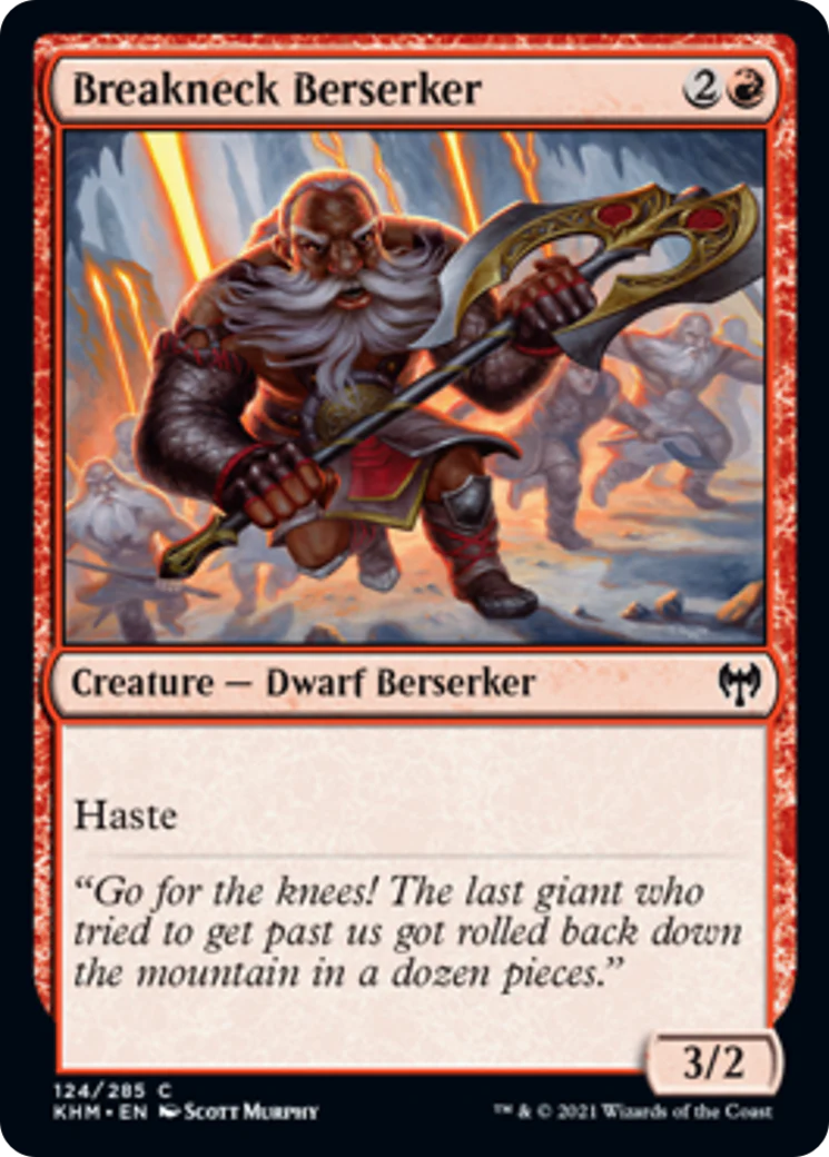 MTG: Kaldheim 124: Breakneck Berserker 