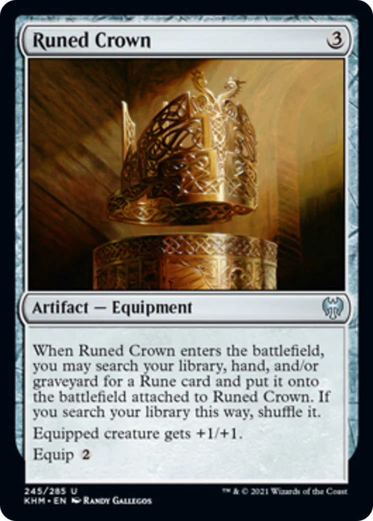 MTG: Kaldheim 245: Runed Crown 