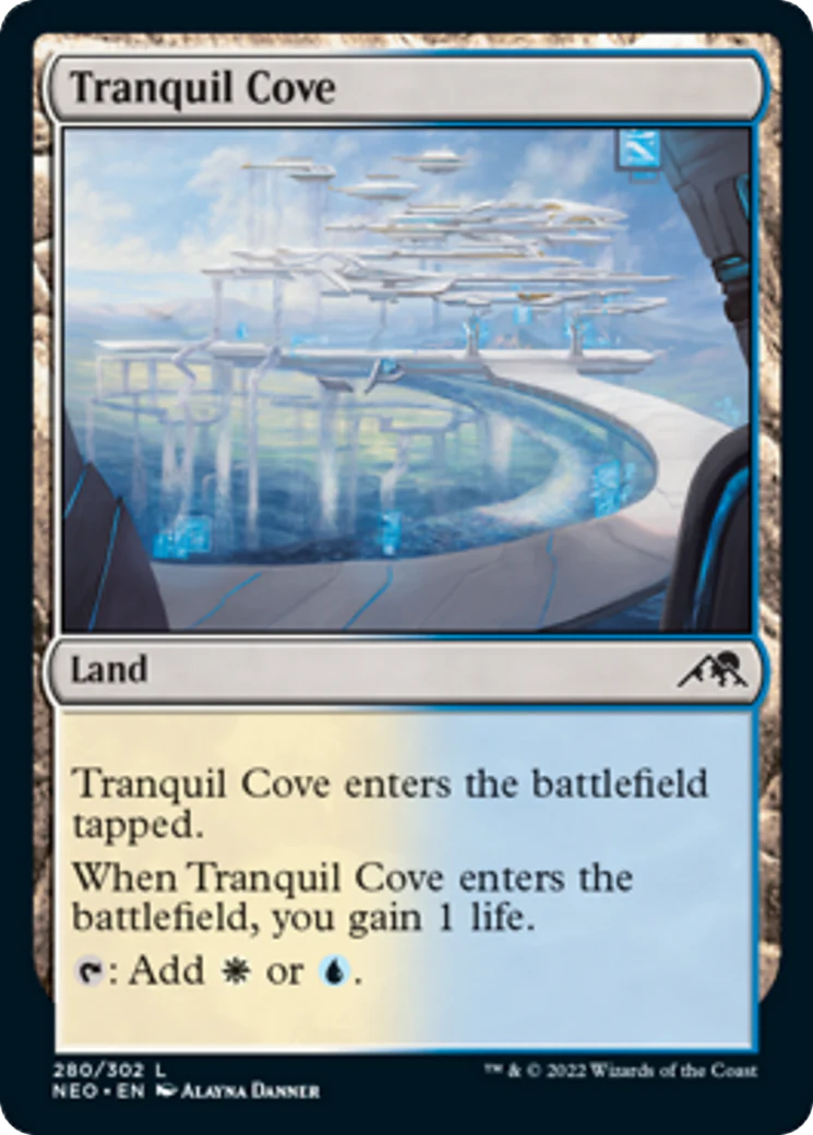 MTG: Kamigawa Neon Dynasty 280: Tranquil Cove 