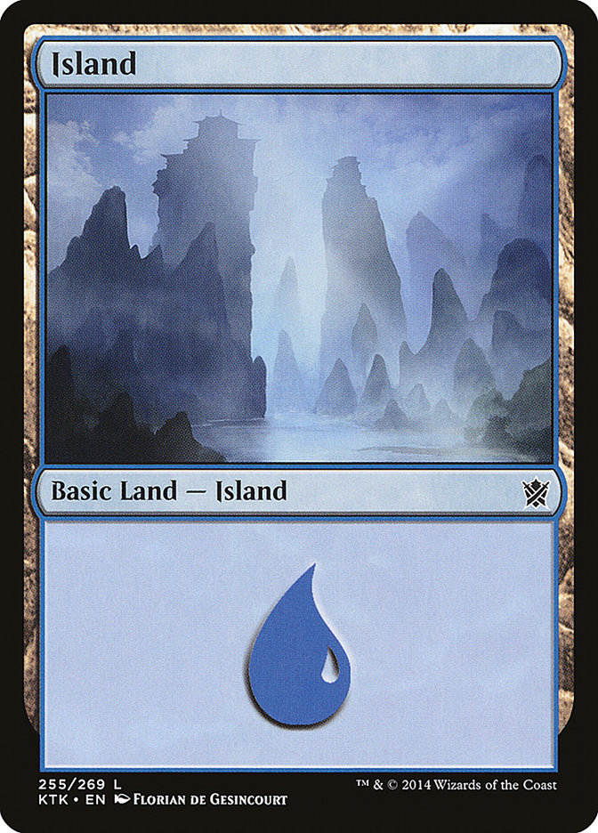 MTG: Khans of Tarkir 255: Island - Foil 