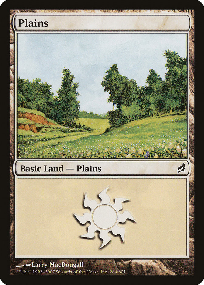 MTG: Lorwyn 284: Plains (FOIL) 