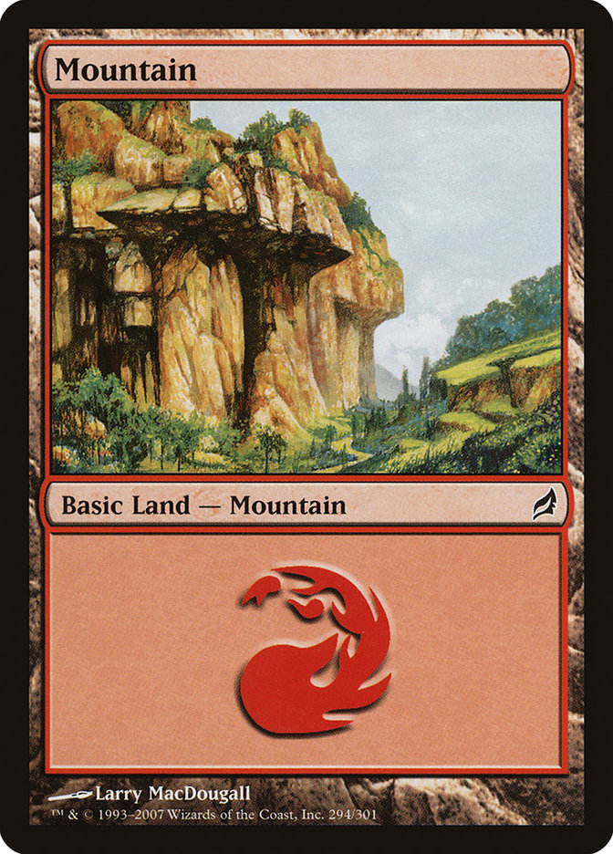 MTG: Lorwyn 294: Mountain (FOIL) 