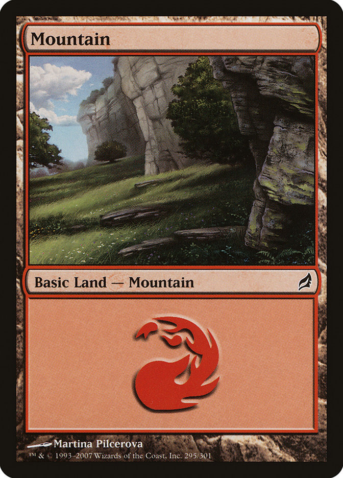 MTG: Lorwyn 295: Mountain (FOIL) 