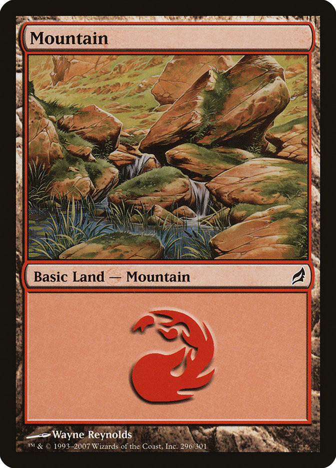 MTG: Lorwyn 297: Mountain (FOIL) 