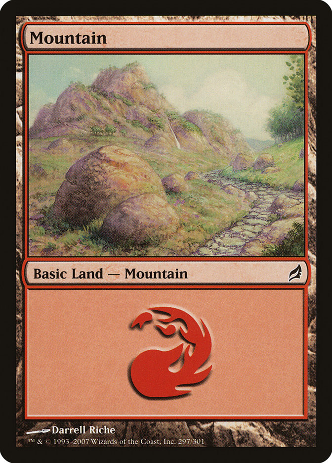 MTG: Lorwyn 297: Mountain (FOIL) 