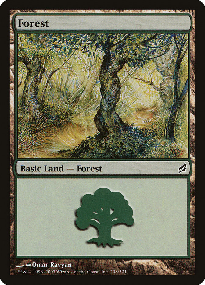 MTG: Lorwyn 298: Forest (FOIL) 