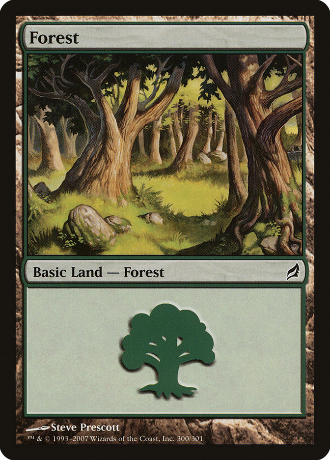 MTG: Lorwyn 300: Forest (FOIL) 