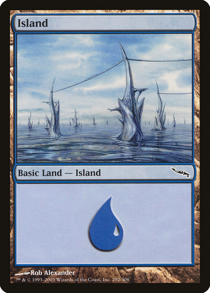 MTG: Mirrodin 292: Island (FOIL) 