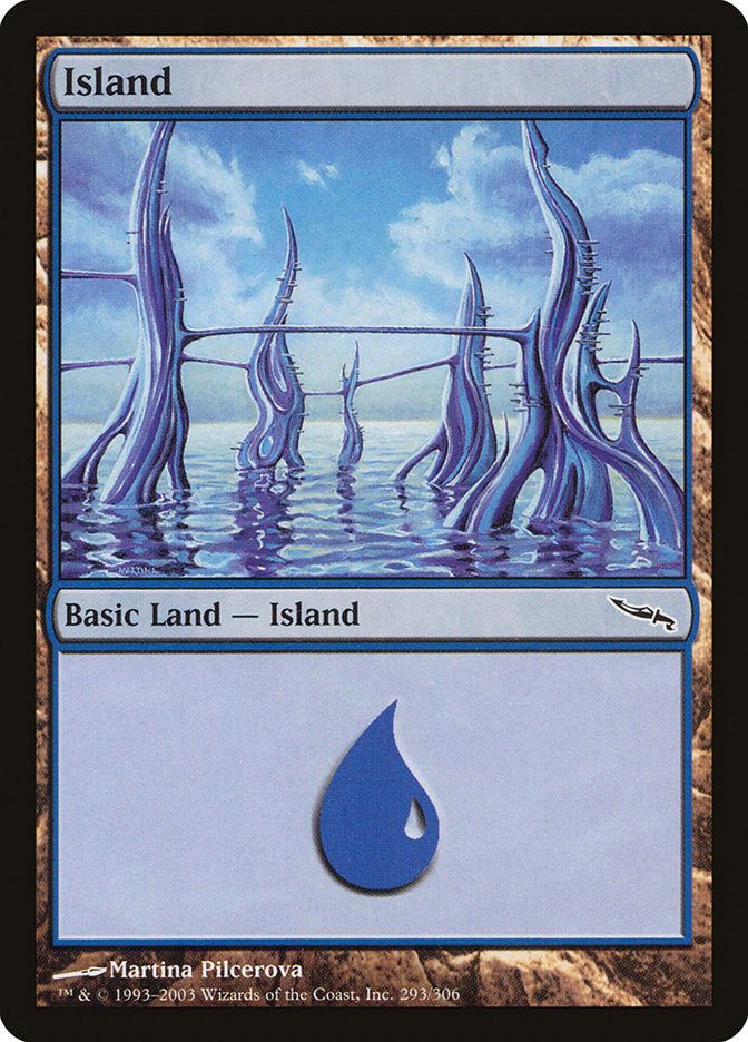 MTG: Mirrodin 293: Island (FOIL) 