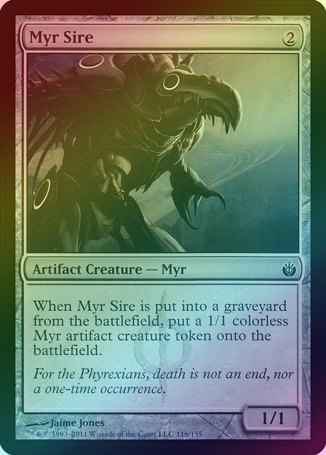 MTG: Mirrodin Besieged 116: Myr Sire (FOIL) 