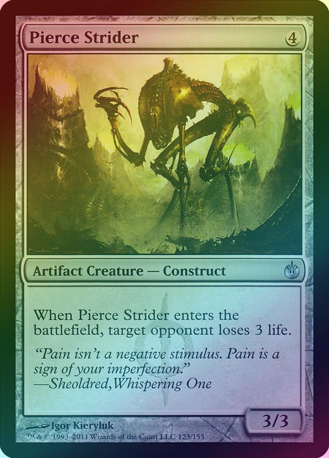 MTG: Mirrodin Besieged 123: Pierce Strider (FOIL) 