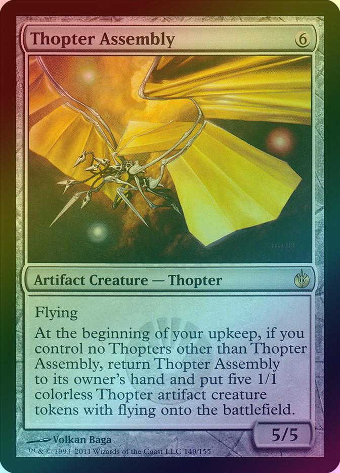 MTG: Mirrodin Besieged 140: Thopter Assembly (FOIL) 