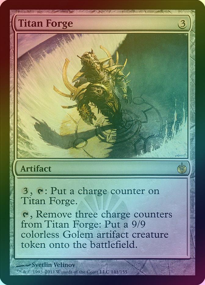 MTG: Mirrodin Besieged 141: Titan Forge (FOIL) 