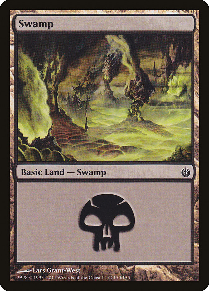 MTG: Mirrodin Besieged 150: Swamp (FOIL) 