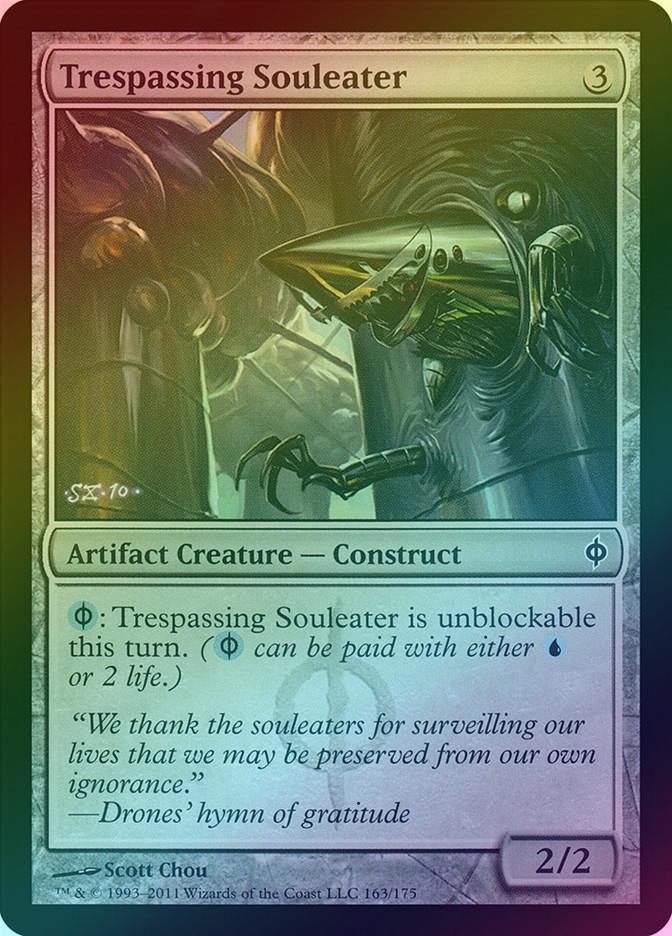 MTG: New Phyrexia 163: Trespassing Souleater (FOIL) 