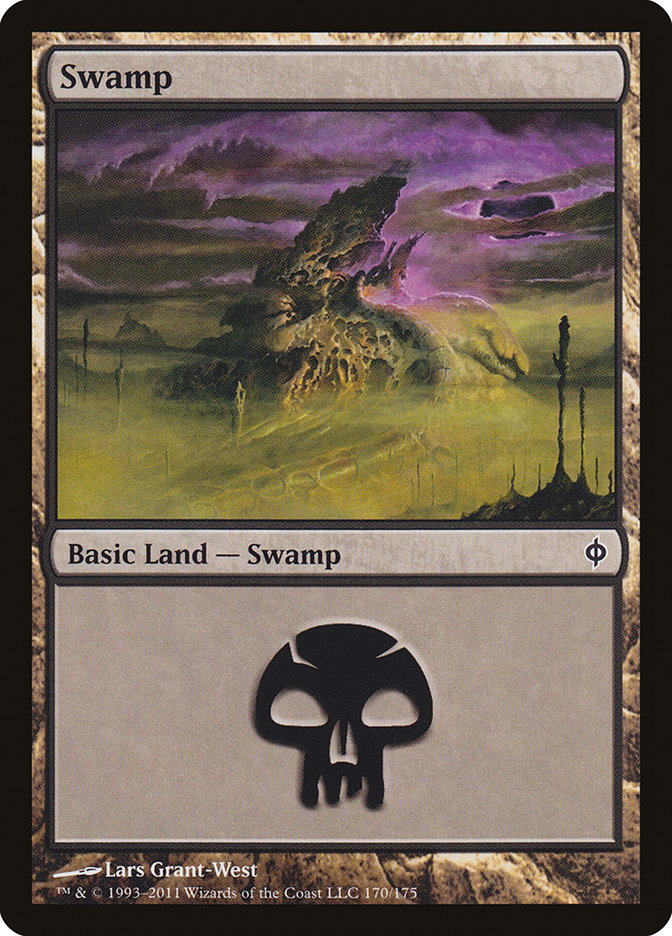 MTG: New Phyrexia 170: Swamp (FOIL) 