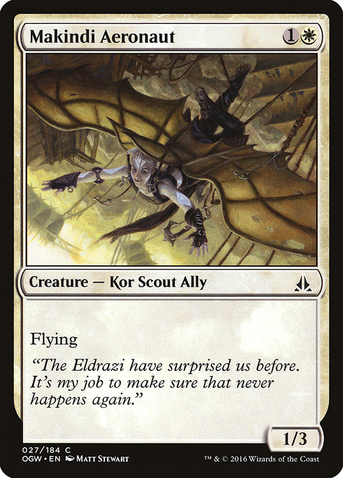 MTG: Oath of the Gatewatch 027: Makindi Aeronaut 