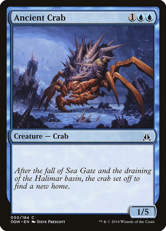 MTG: Oath of the Gatewatch 050: Ancient Crab 