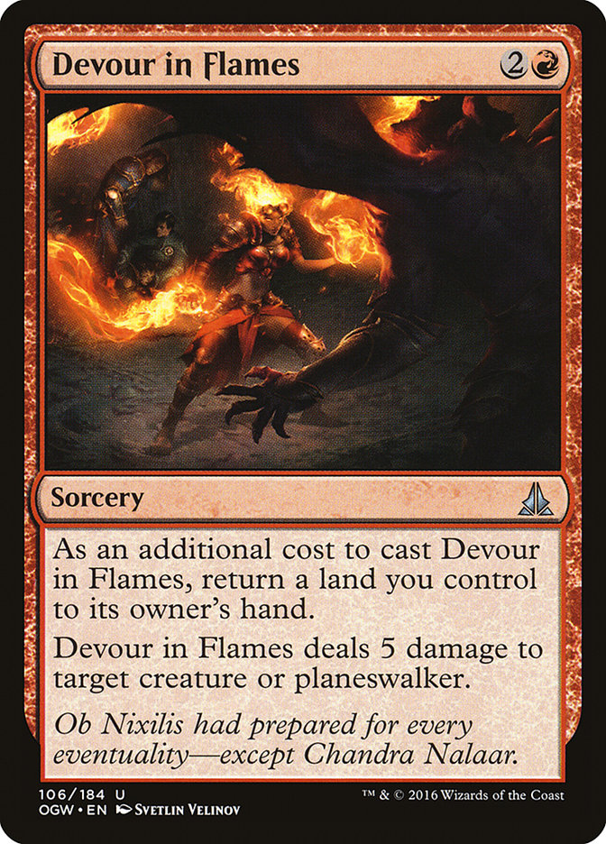 MTG: Oath of the Gatewatch 106: Devour in Flames 