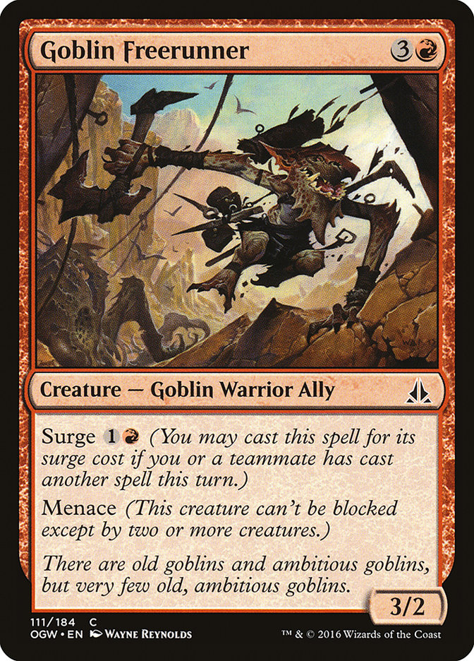 MTG: Oath of the Gatewatch 111: Goblin Freerunner 