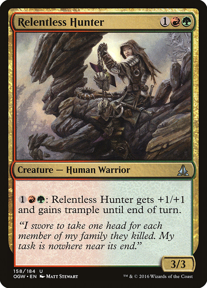 MTG: Oath of the Gatewatch 158: Relentless Hunter 