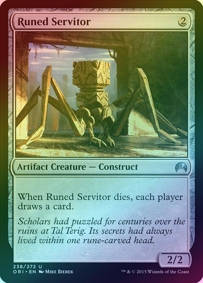 MTG: Origins 238: Runed Servitor (FOIL) 