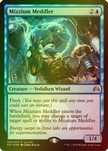 MTG Origins 064: Mizzium Meddler (Launch Party FOIL) 