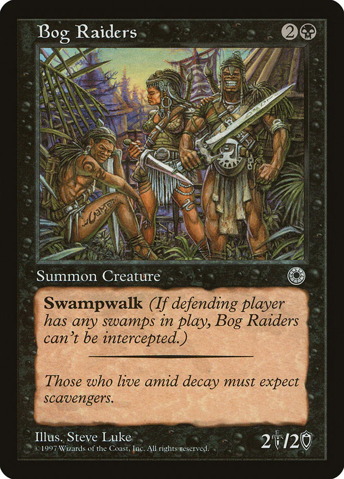 MTG: Portal: Bog Raiders 