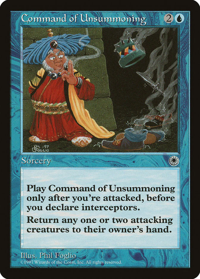 MTG: Portal: Command of Unsummoning 