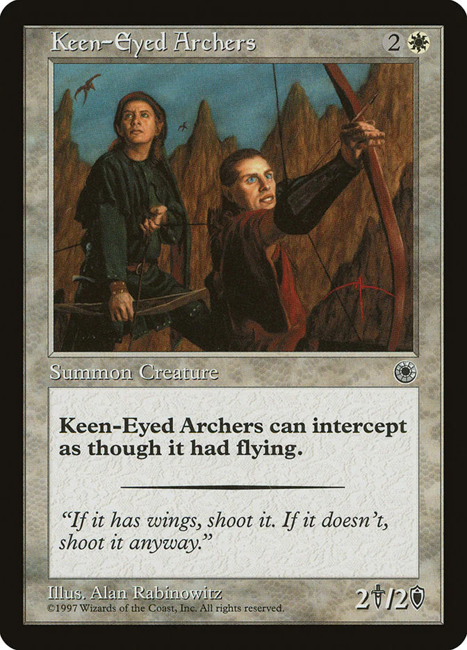 MTG: Portal: Keen-Eyed Archers 