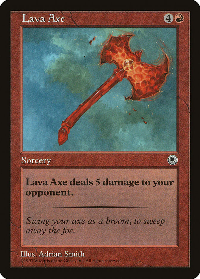 MTG: Portal: Lava Axe 