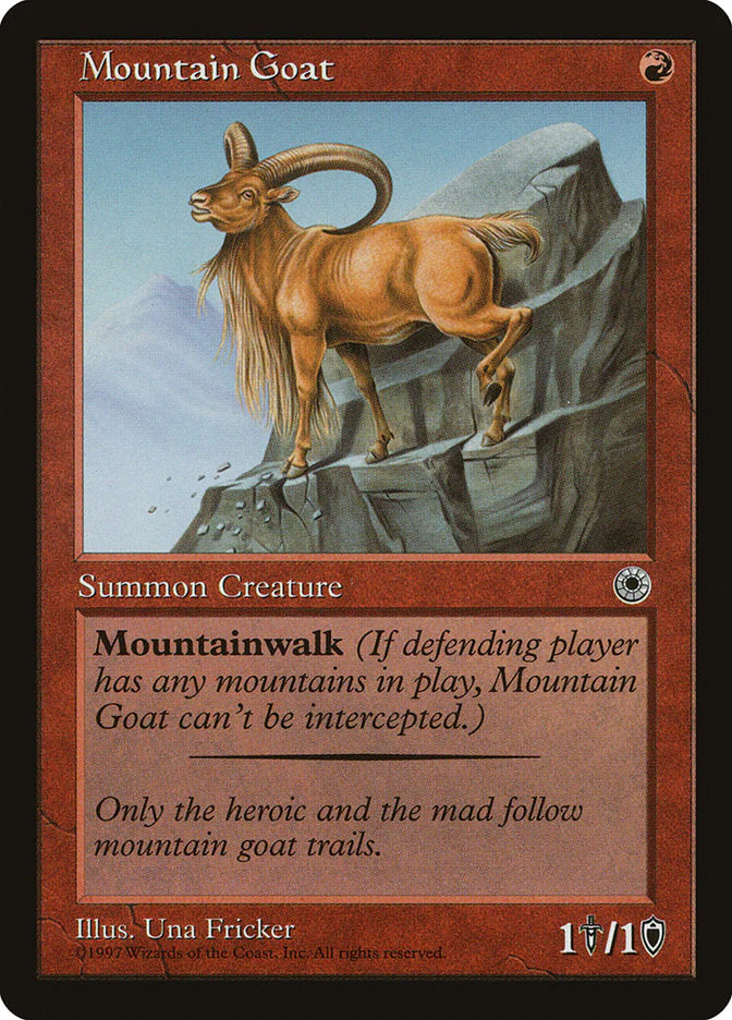 MTG: Portal: Mountain Goat 