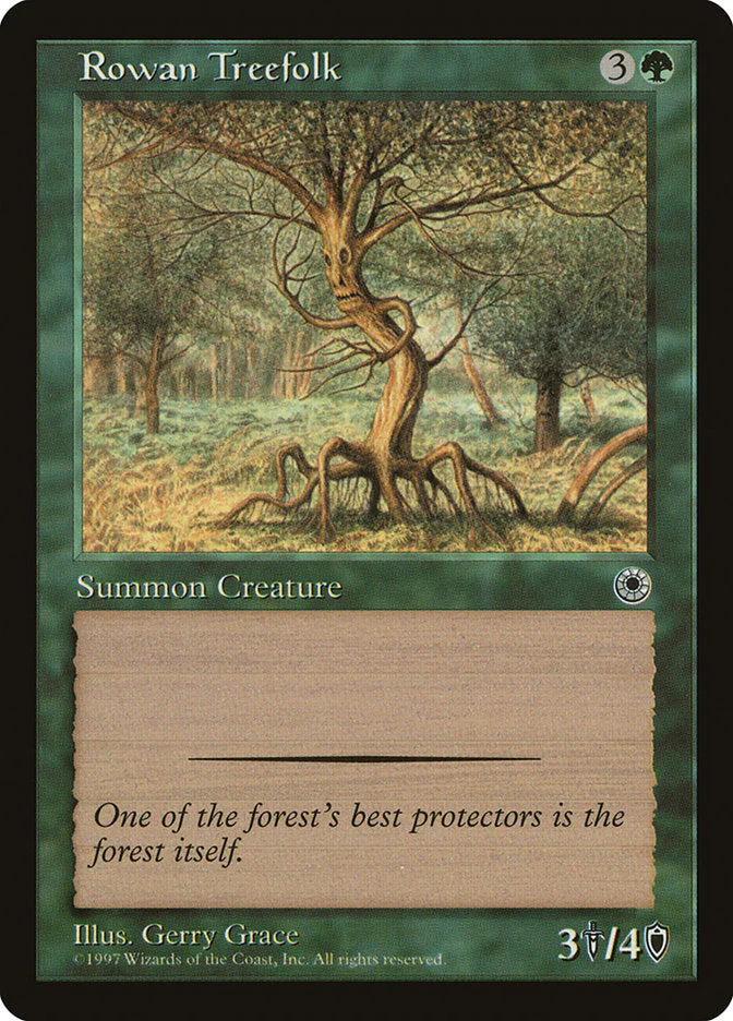 MTG: Portal: Rowan Treefolk 