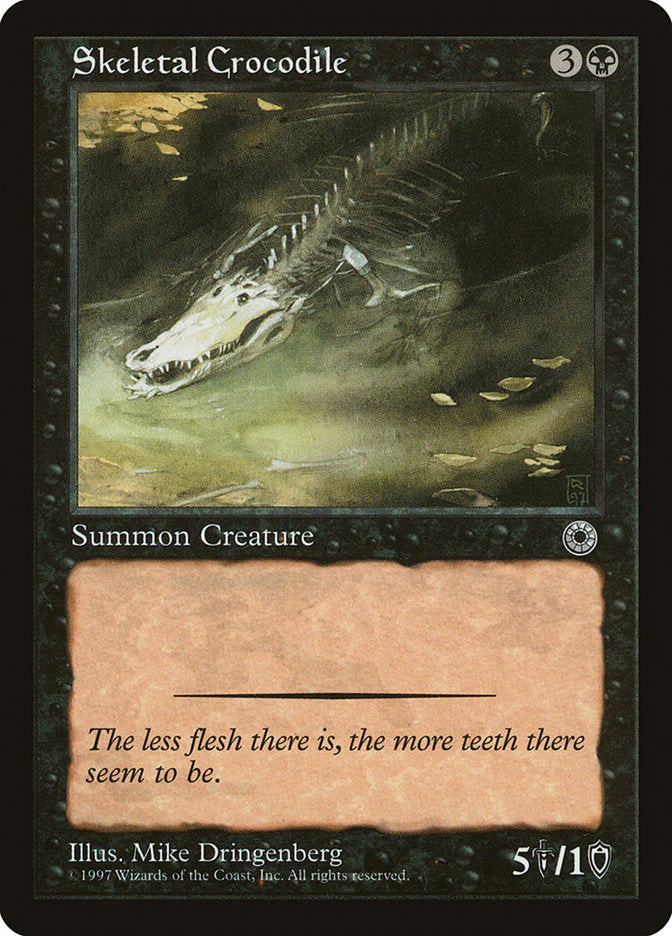 MTG: Portal: Skeletal Crocodile 