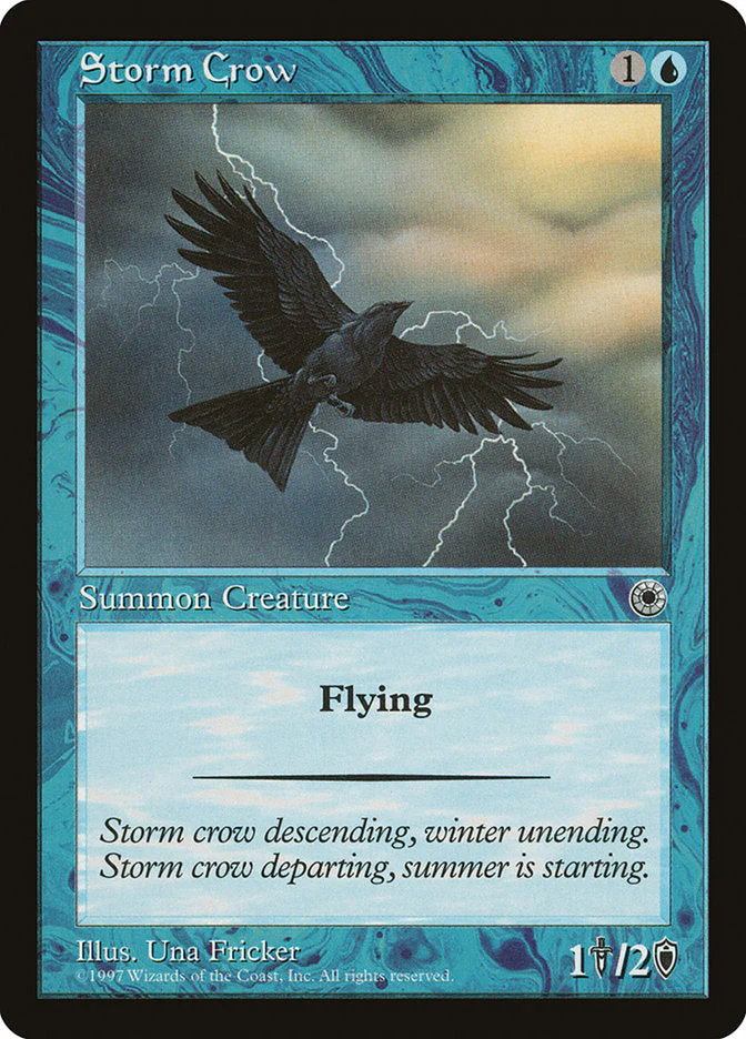 MTG: Portal: Storm Crow 