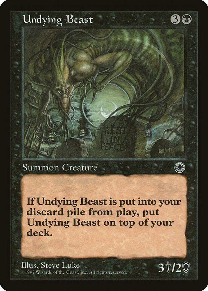 MTG: Portal: Undying Beast 