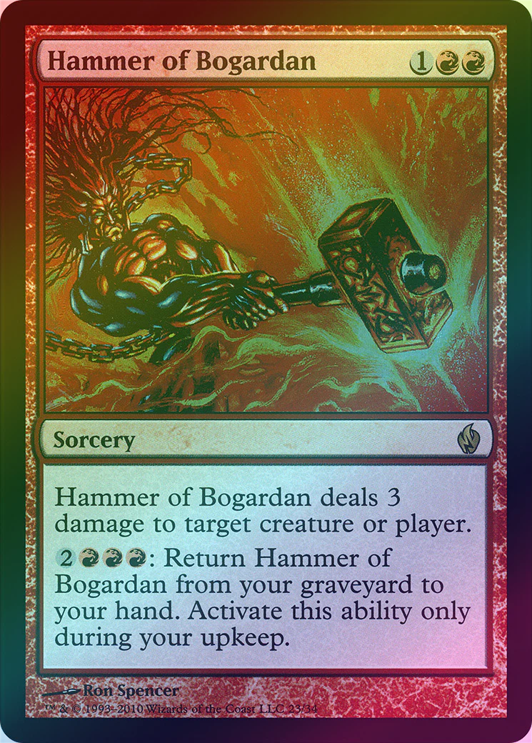 MTG: Premium Deck Series: Fire and Lightning 023: Hammer of Bogardan (FOIL)  