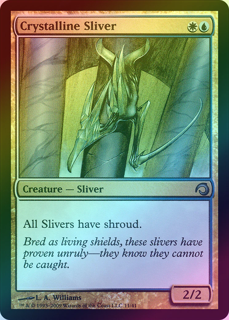 MTG: Premium Deck Series: Slivers 011: Crystalline Sliver (FOIL) 