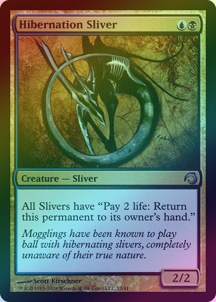 MTG: Premium Deck Series: Slivers 012: Hibernantion Sliver (FOIL) 