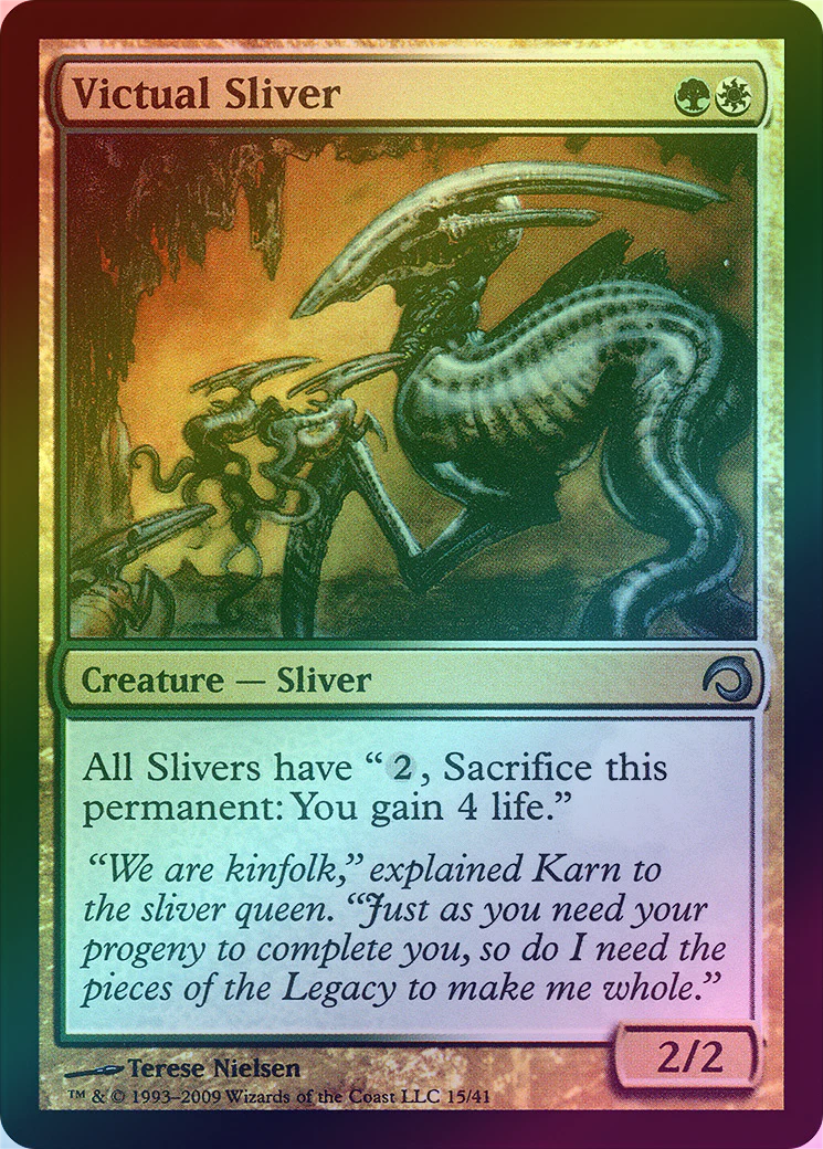 MTG: Premium Deck Series: Slivers 015: Spined Sliver (FOIL) 