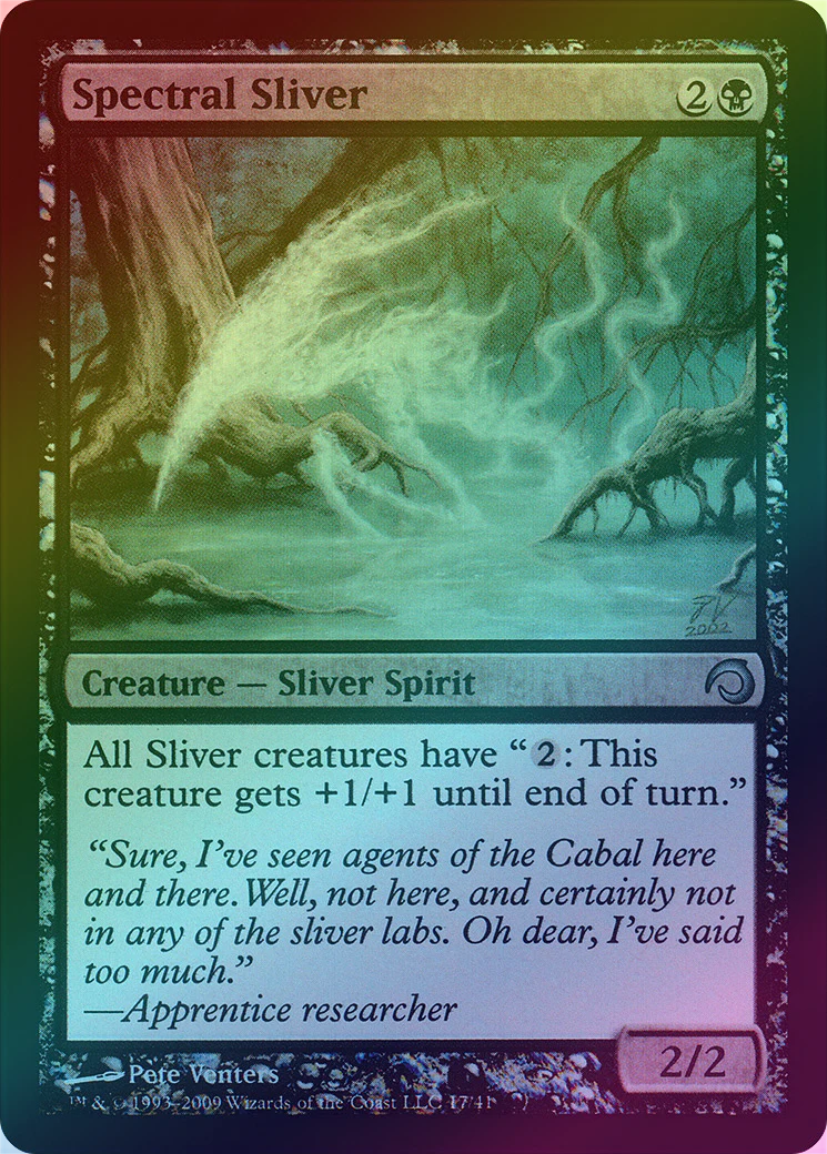 MTG: Premium Deck Series: Slivers 017: Spectral Sliver (FOIL) 