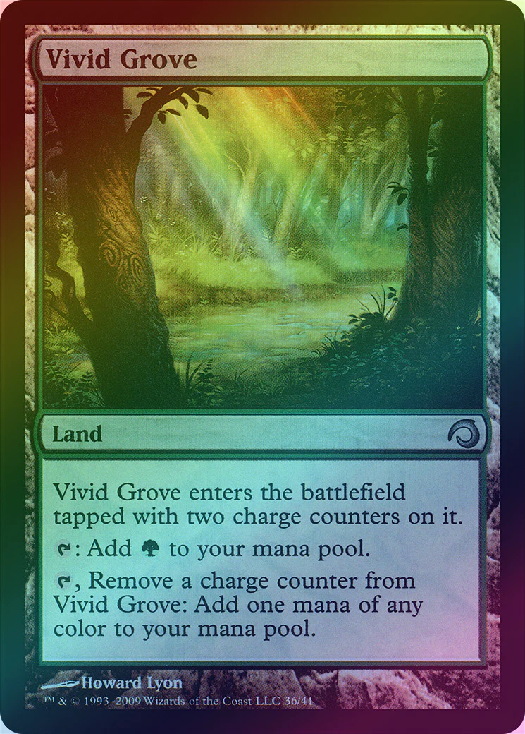 MTG: Premium Deck Series: Vivid Grove 036: (FOIL) 