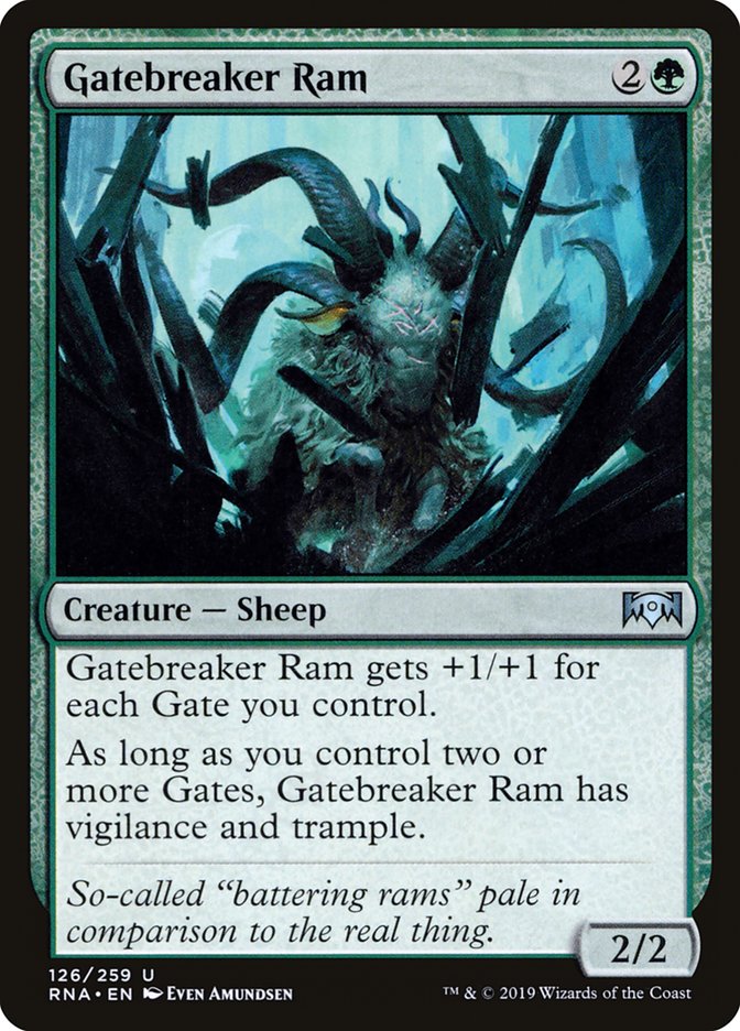 MTG: Ravnica Allegiance 126: Gatebreaker Ram 