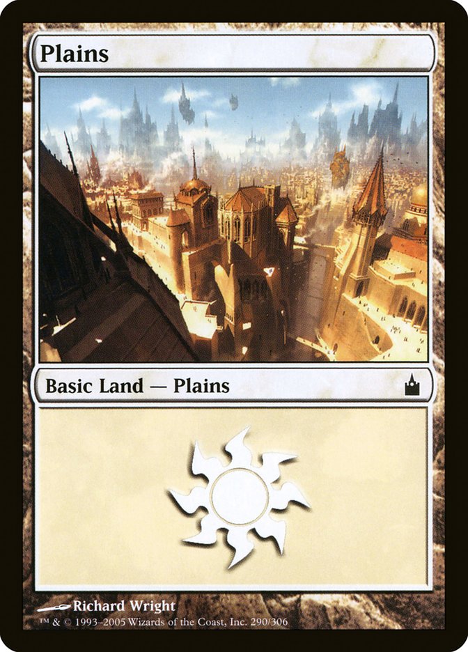 MTG: Ravnica: City of Guilds 290: Plains (FOIL) 