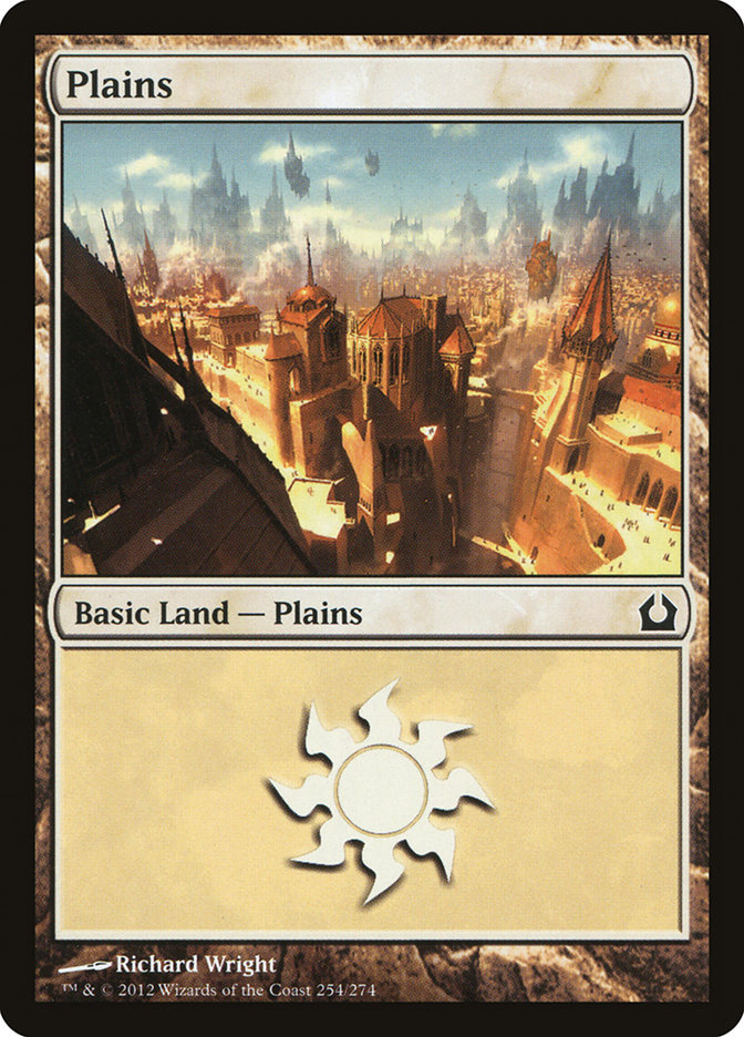 MTG: Return to Ravnica 254: Plains (#254) - Foil 