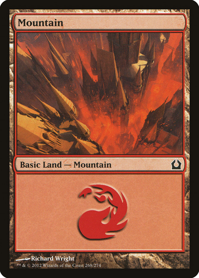 MTG: Return to Ravnica 268: Mountain (#268) - Foil 