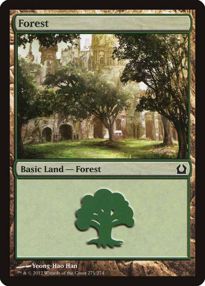 MTG: Return to Ravnica 271: Forest (#271) - Foil 