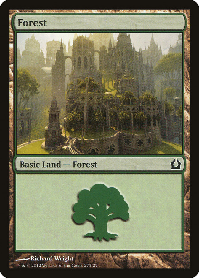 MTG: Return to Ravnica 273: Forest (#273) - Foil 