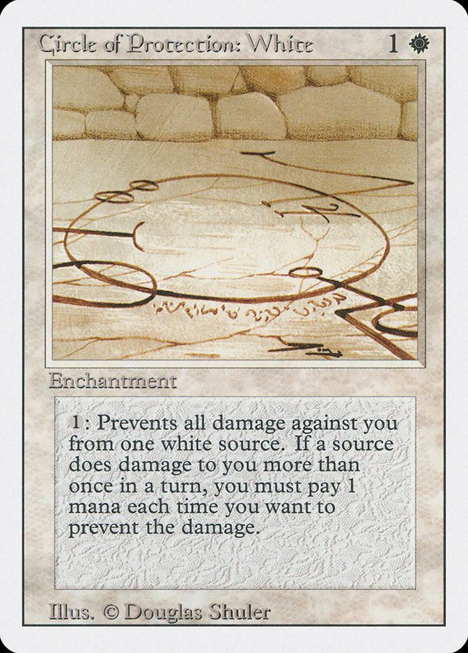 MTG: Revised 013: Circle of Protection White 